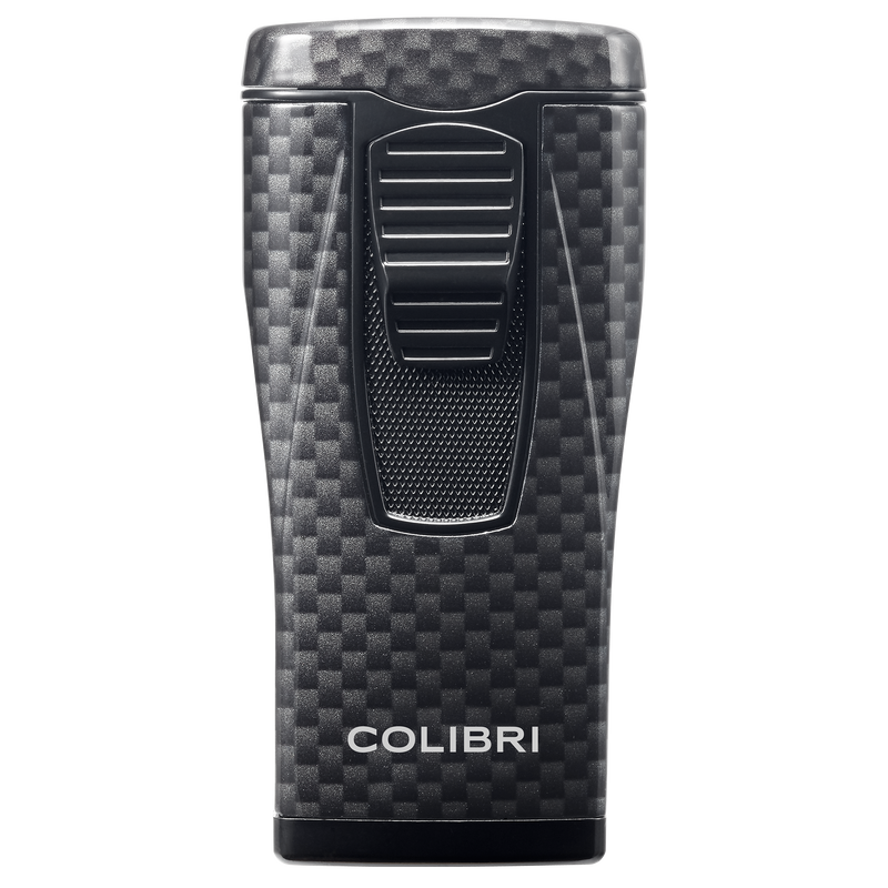 Colibri Monaco carbon fiber triple-jet flame cigar lighter Colibri Monaco carbon fiber triple-jet flame cigar lighter