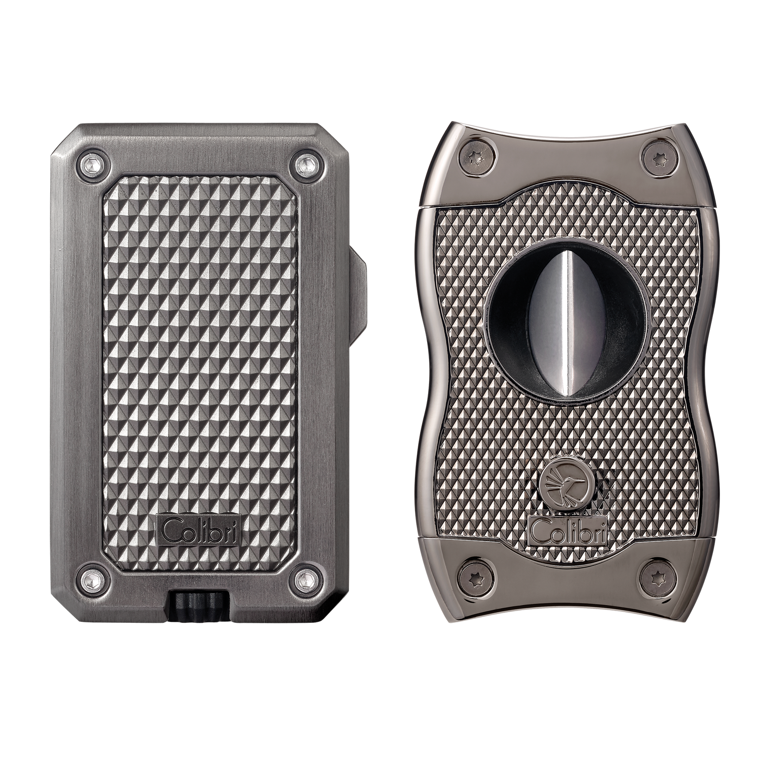 Colibri Rally + SV-Cut set, single-jet flame lighter with combined
